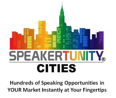 SpeakerTunity Cities Logo with Tag Line