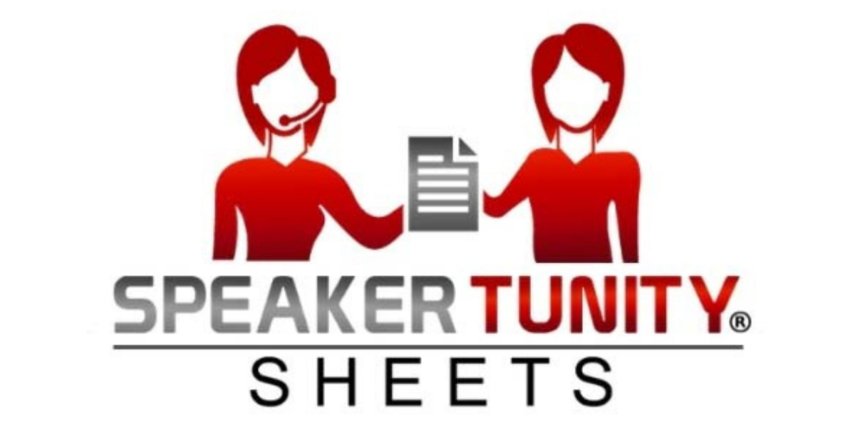 SpeakerTunity Sheets®